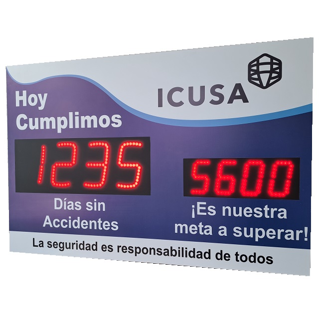 Contador de Días Sin Accidentes, Record Histórico y Semáforo